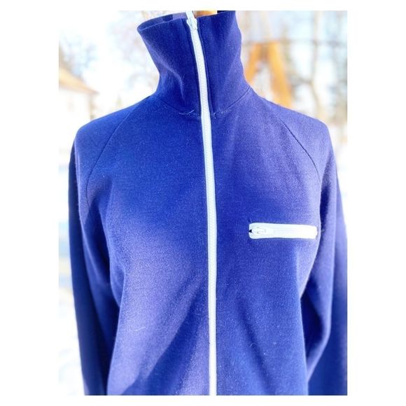 Vtg 70s Sears Men’s Acrylic Zip Cardigan Sweater 31 - Picture 8 of 11